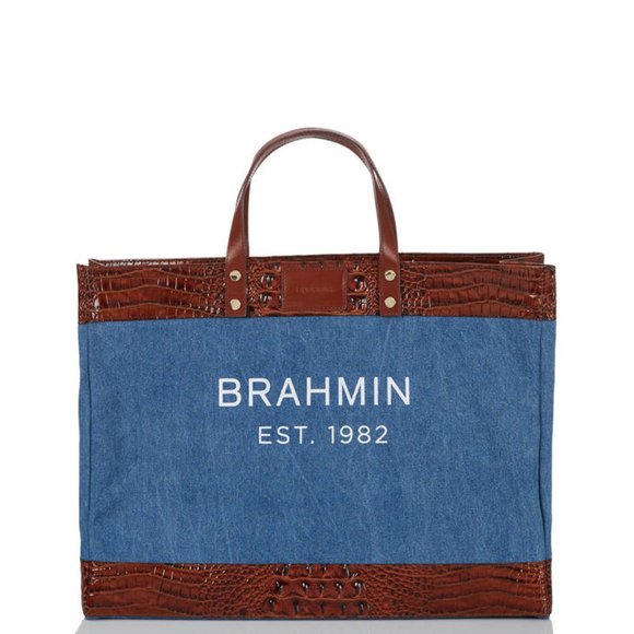 Brahmin Handbags - Brahmin Meredith Pecan Soirée Tote